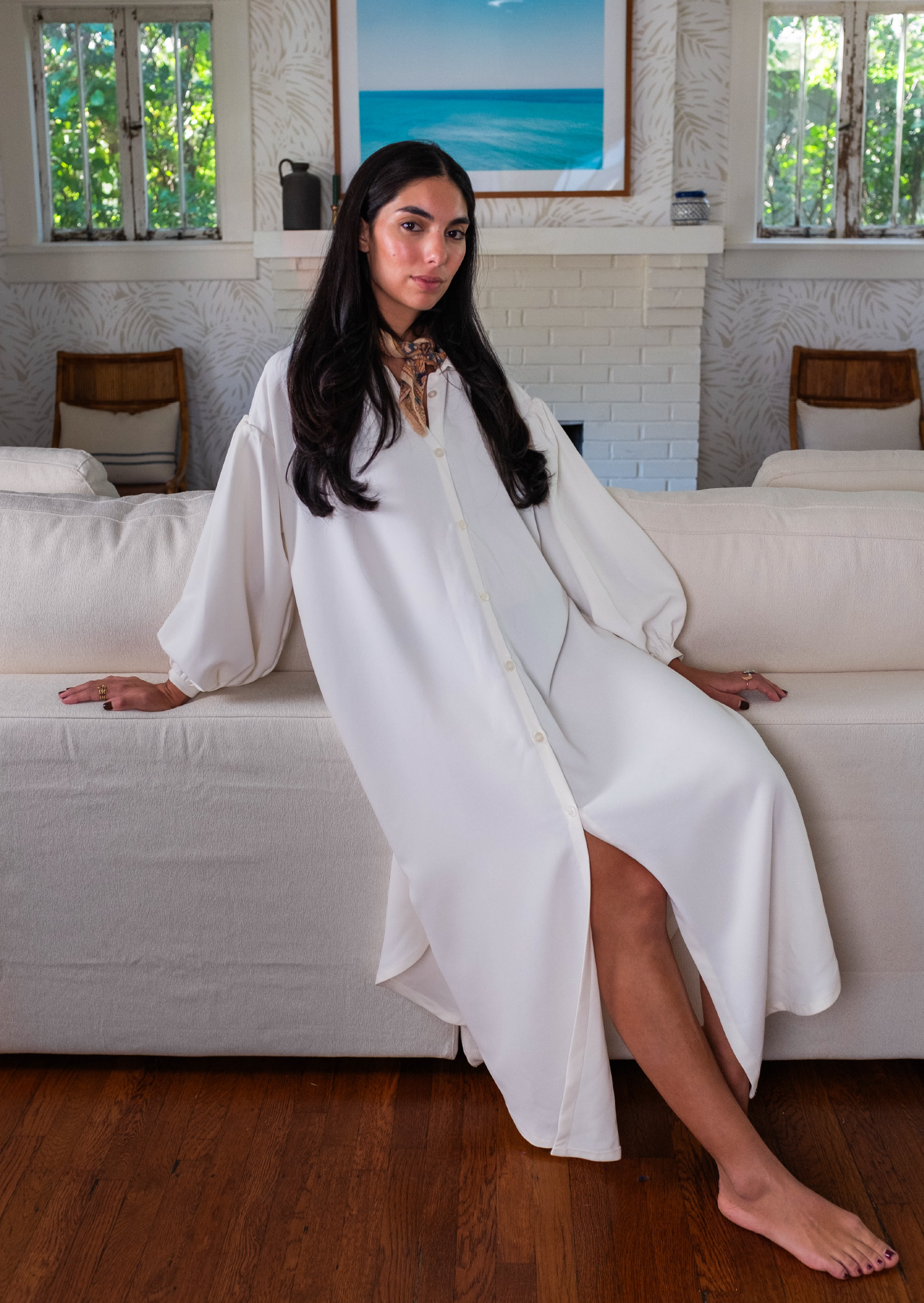 snow fall dress Snowfall Ruffle Mini Dress