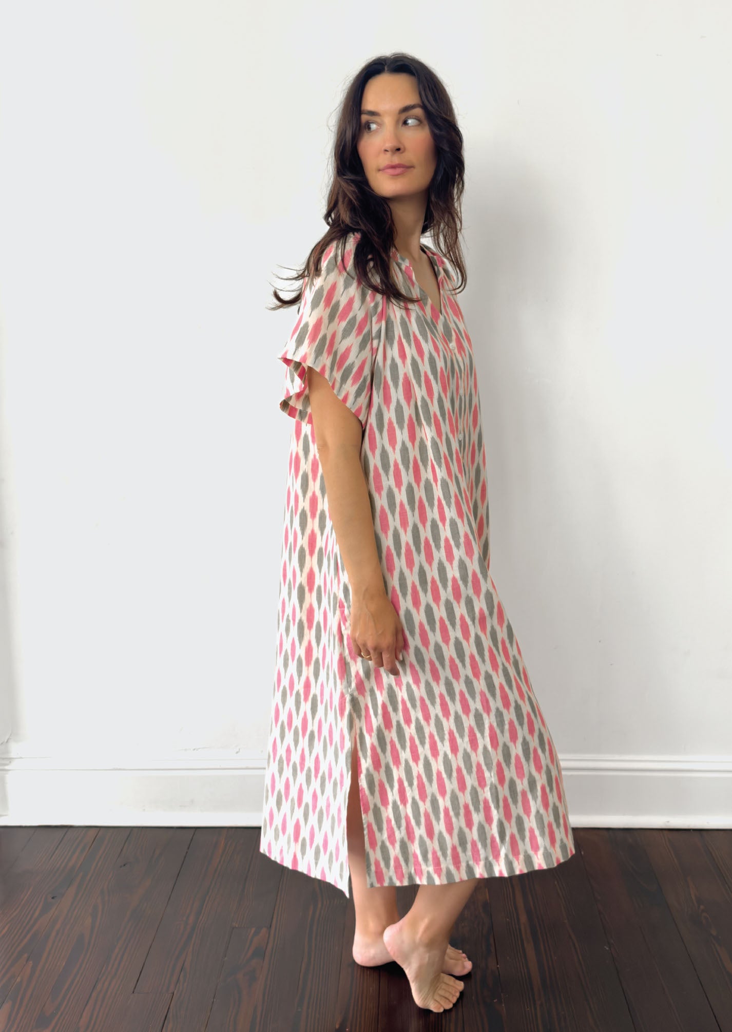 The Chelsea Dress, Desert Ikat