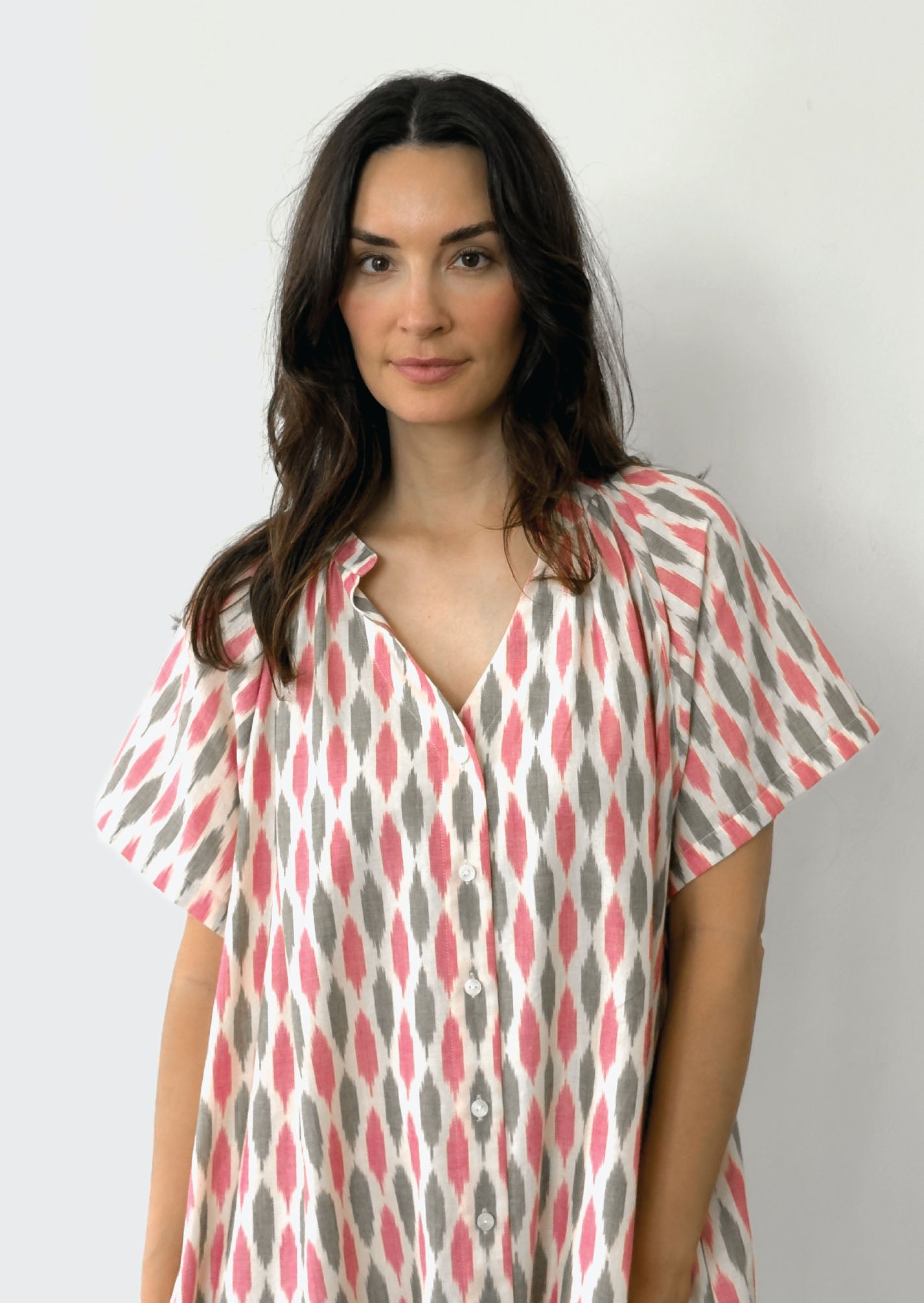 The Chelsea Dress, Desert Ikat