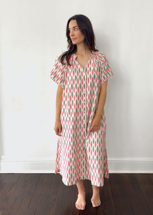 The Chelsea Dress, Desert Ikat
